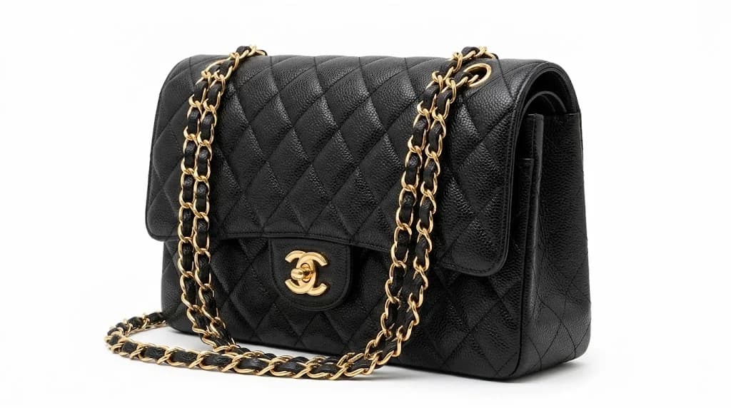 Classic Flap Medium Caviar