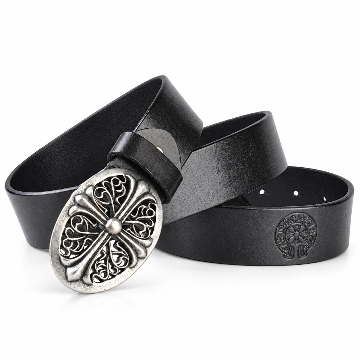 Cross Leather Belt