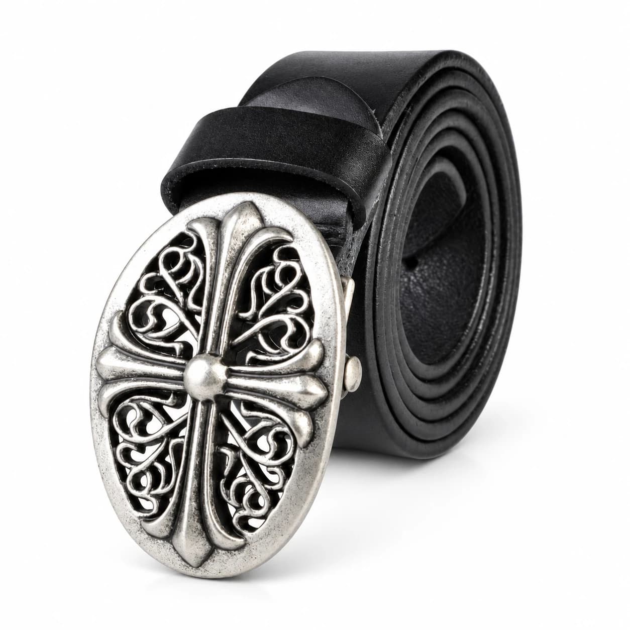 Cross Leather Belt — view 3