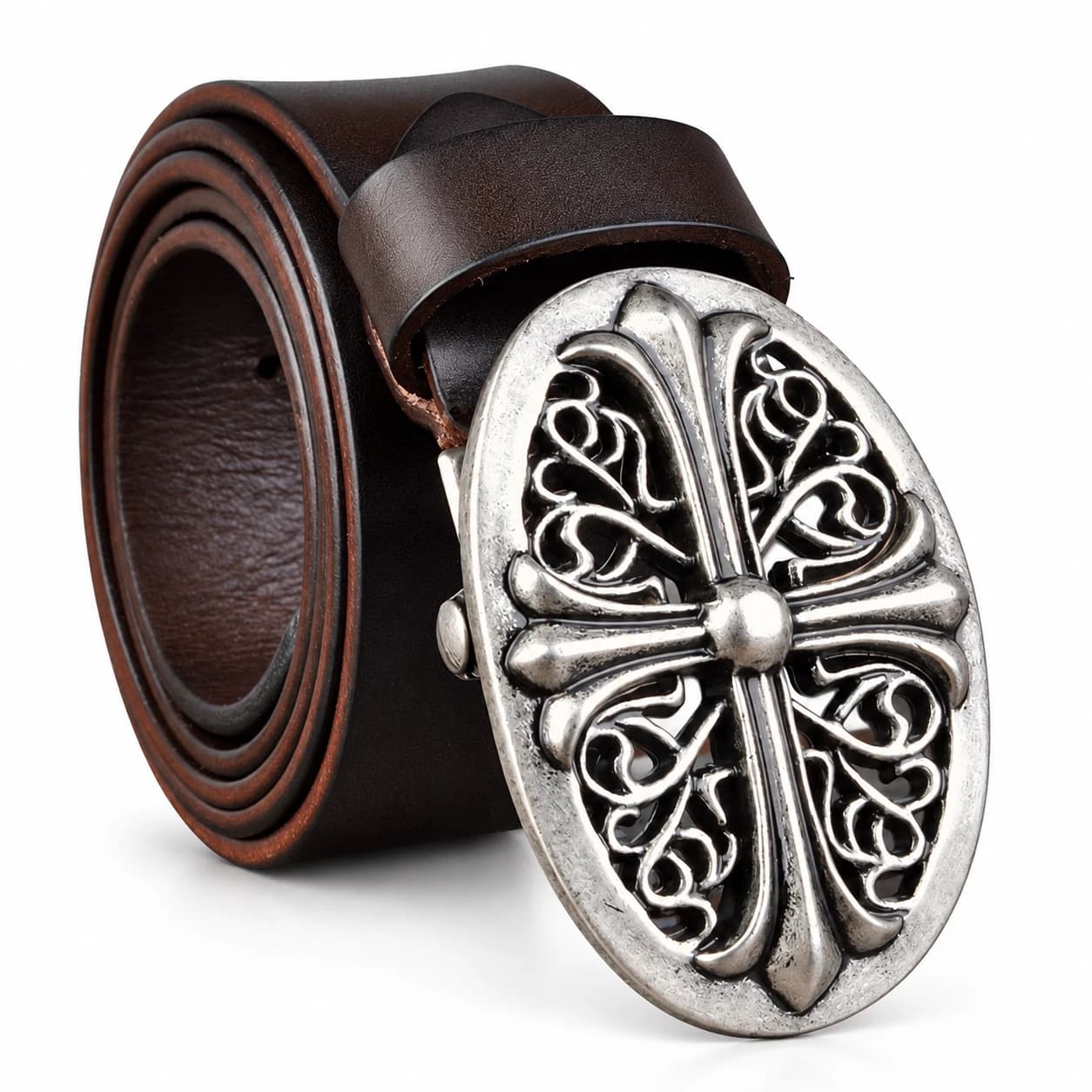 Cross Leather Belt — view 4