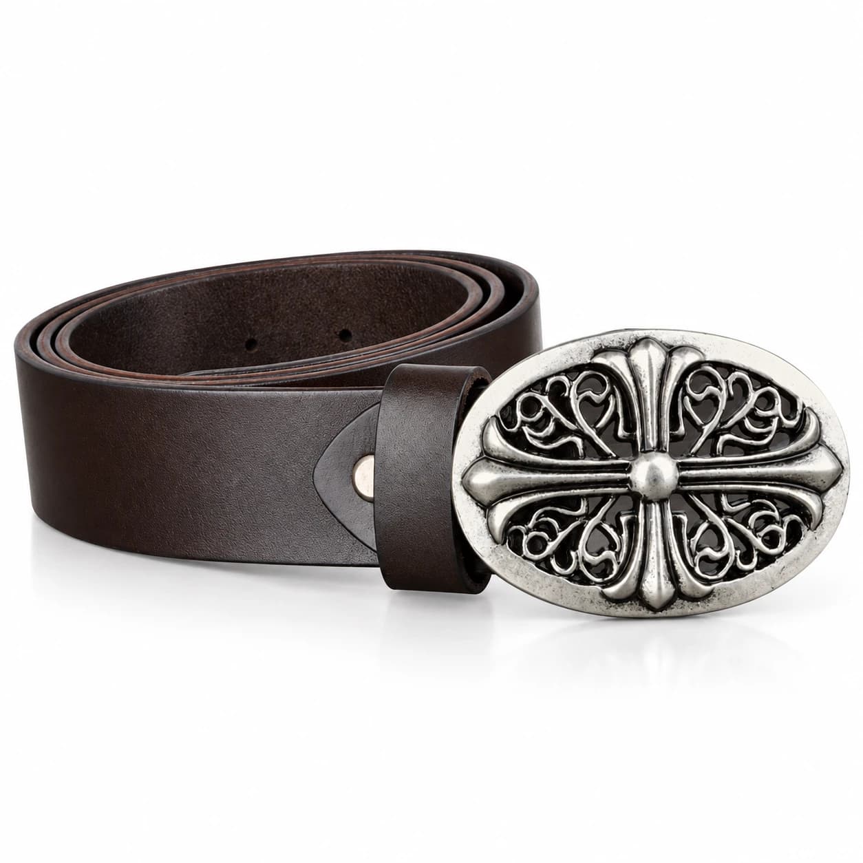 Cross Leather Belt — view 8