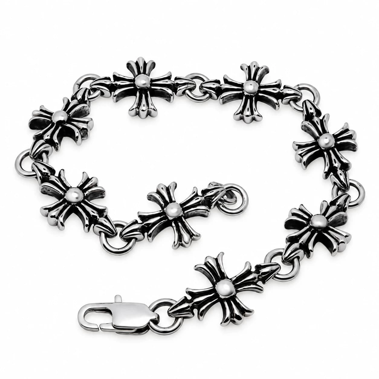 Gothic Cross Bracelet