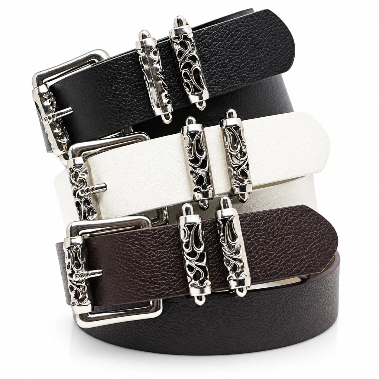 Cross Leather Belt