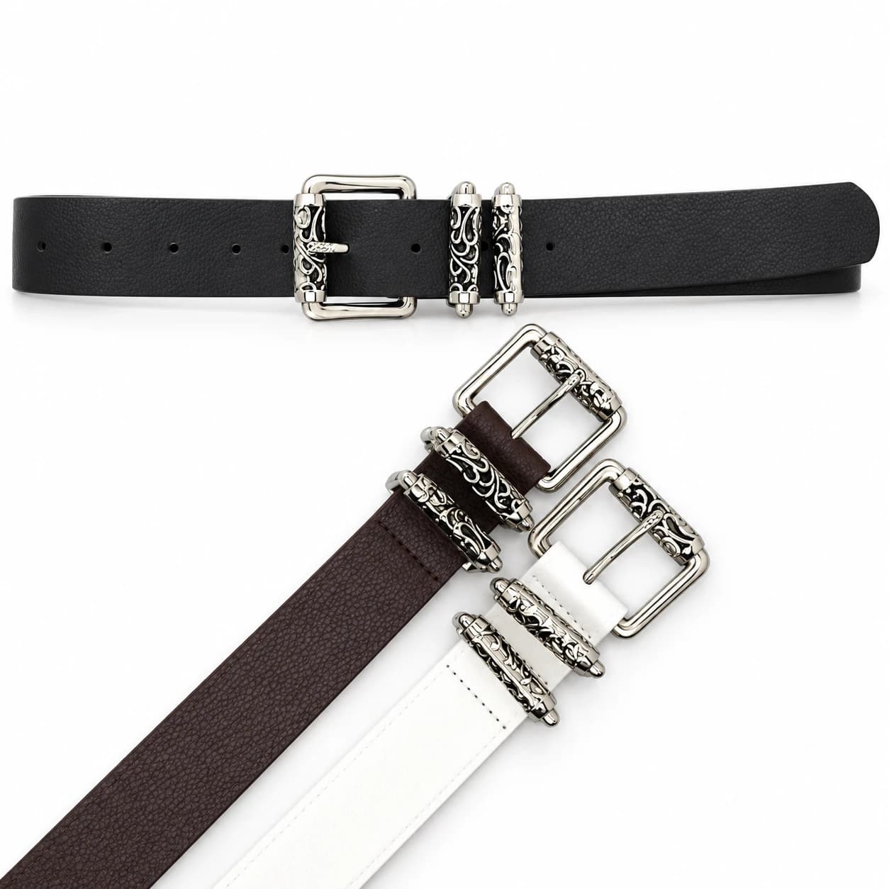 Cross Leather Belt — view 6