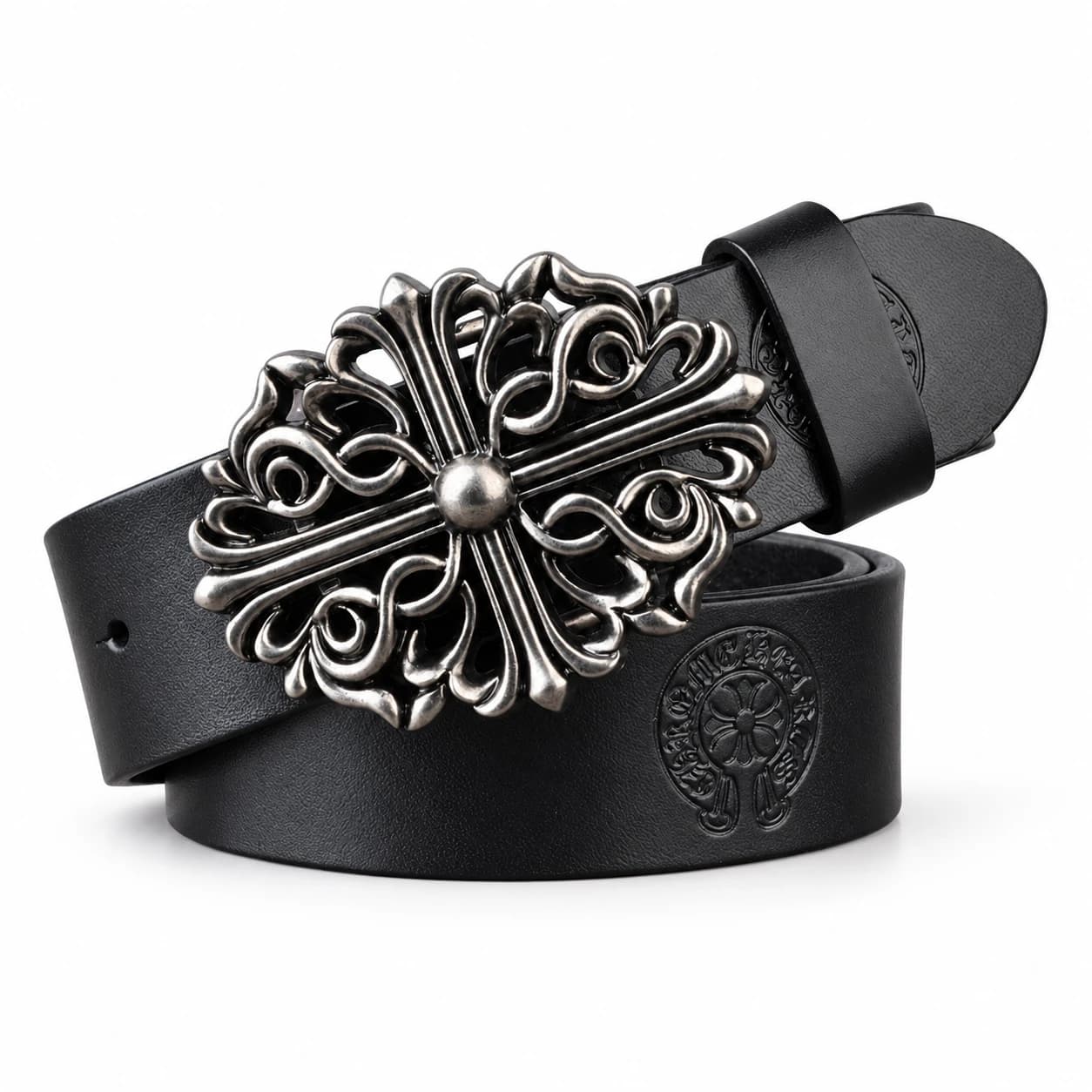 Cross Leather Belt — view 3