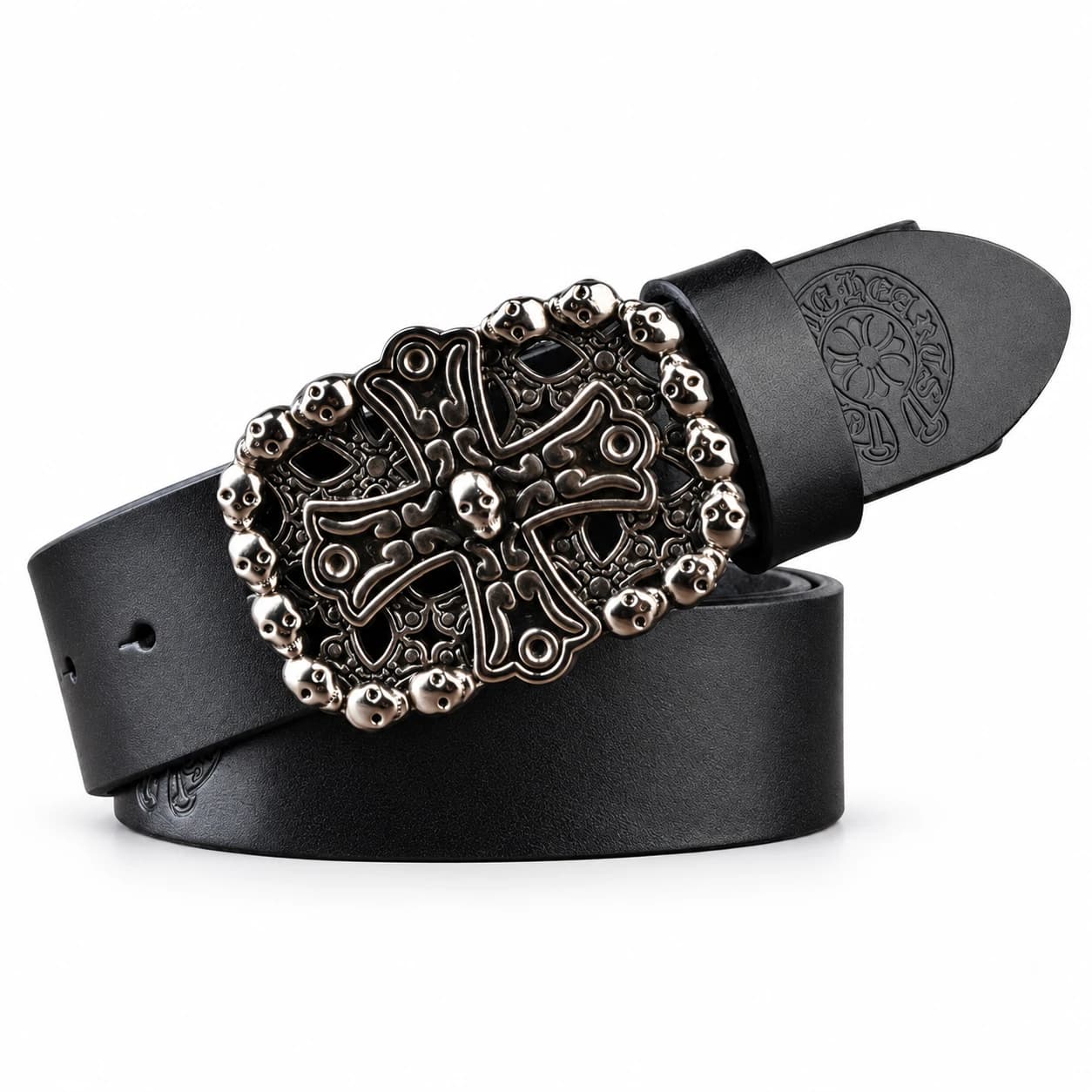 Cross Leather Belt — view 3