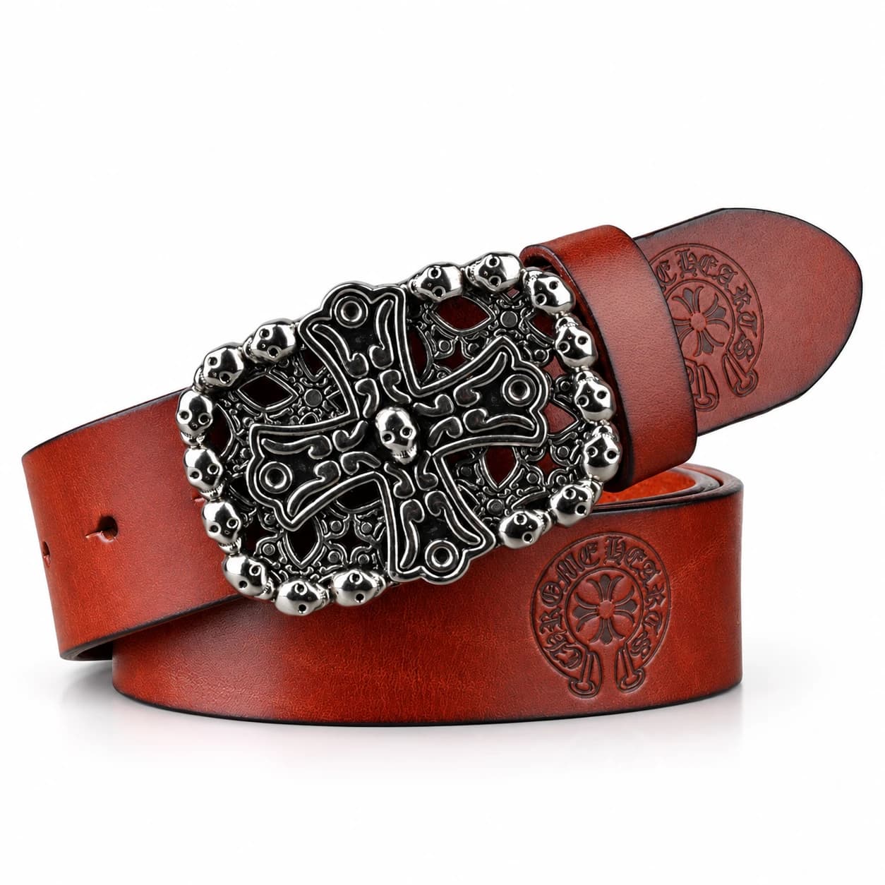 Cross Leather Belt — view 8