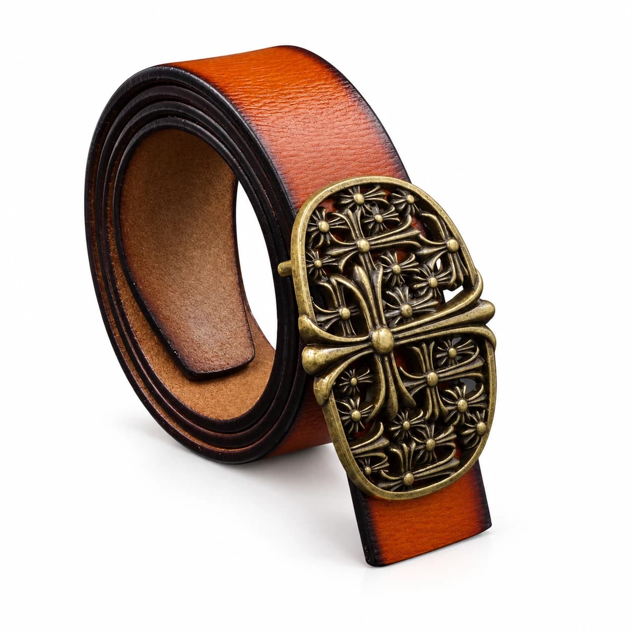 Cross Leather Belt — view 8
