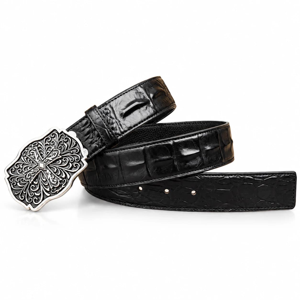 Cross Leather Belt