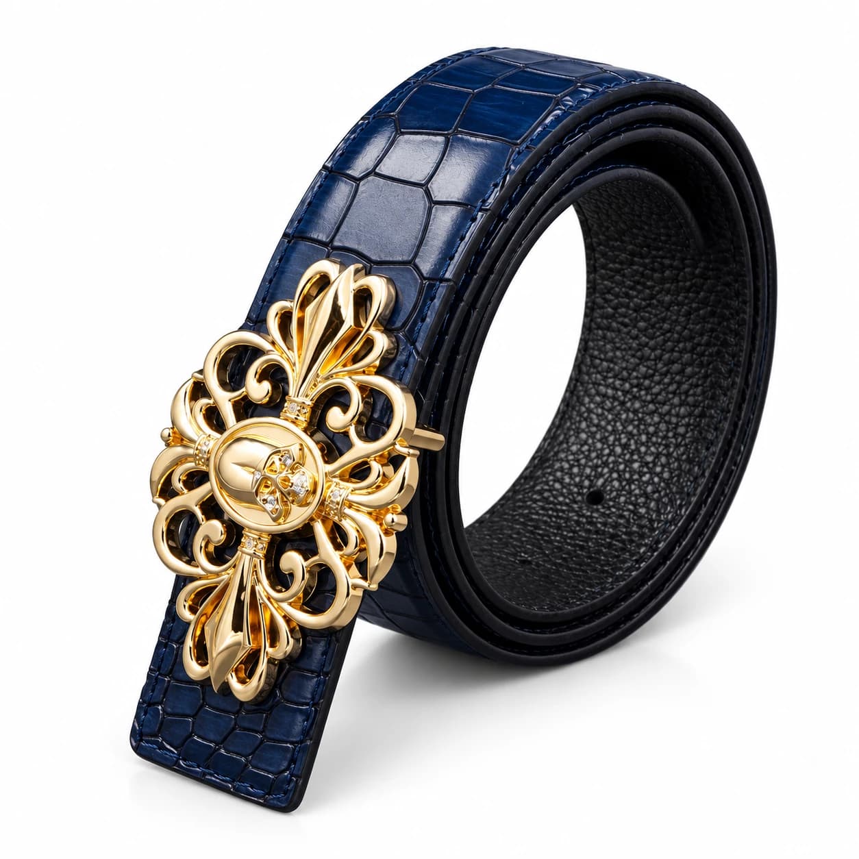 Cross Leather Belt — view 3