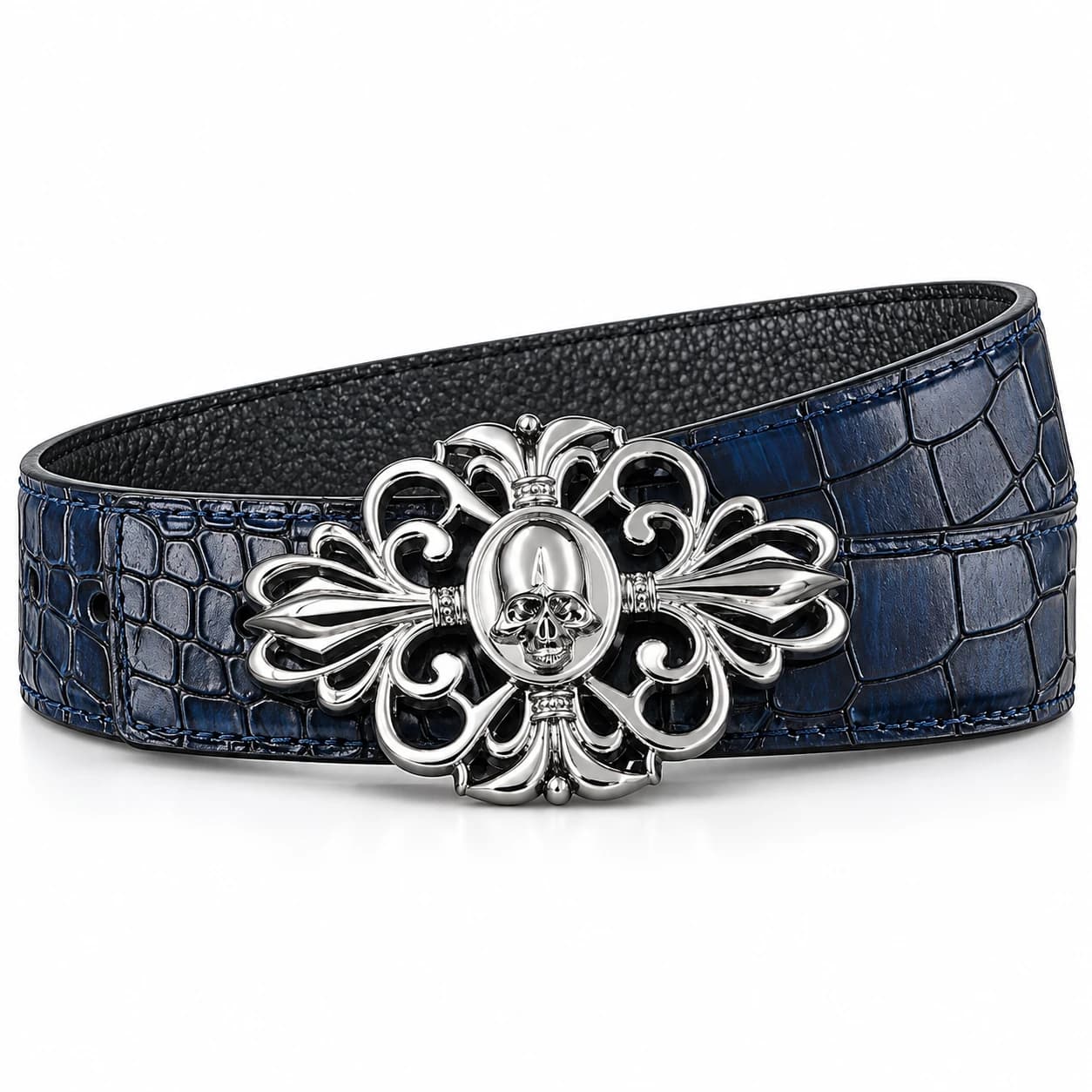 Cross Leather Belt — view 6