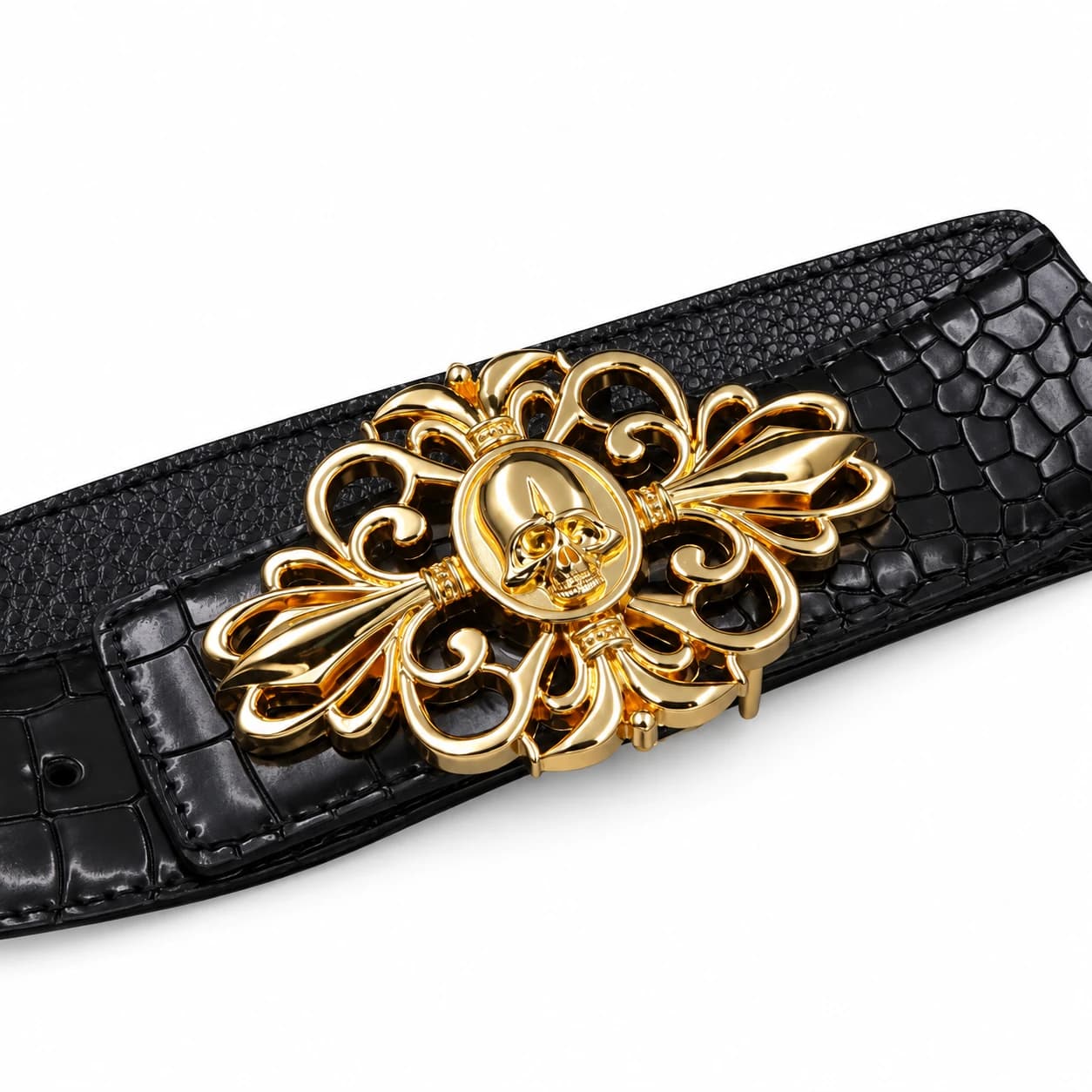 Cross Leather Belt — view 9