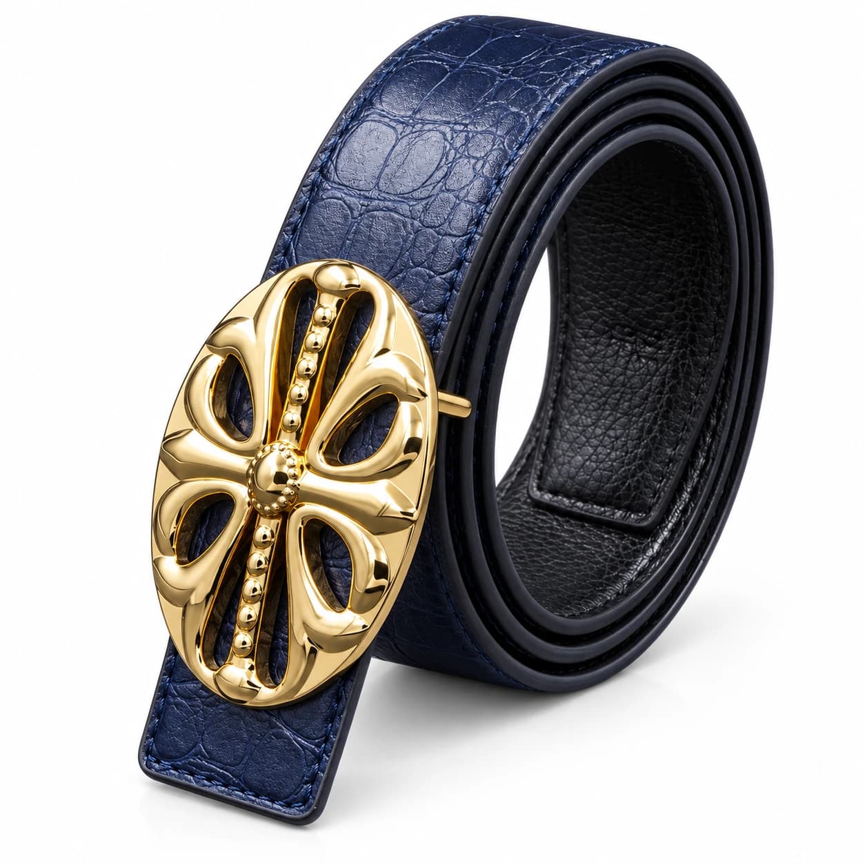 Cross Leather Belt — view 3