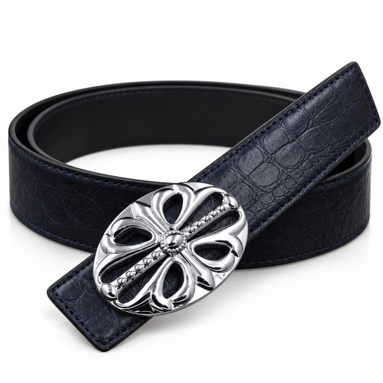 Cross Leather Belt — view 4