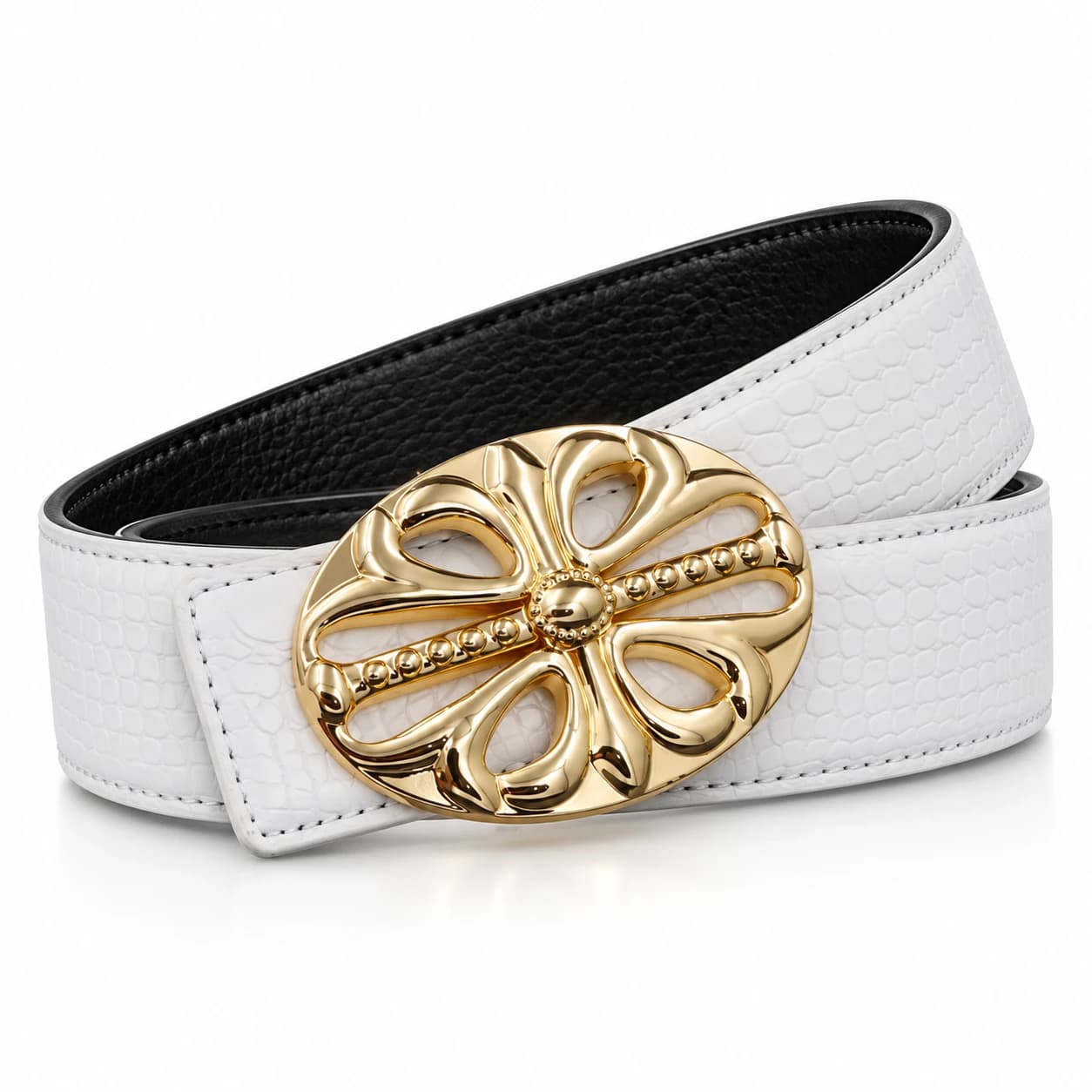 Cross Leather Belt — view 8