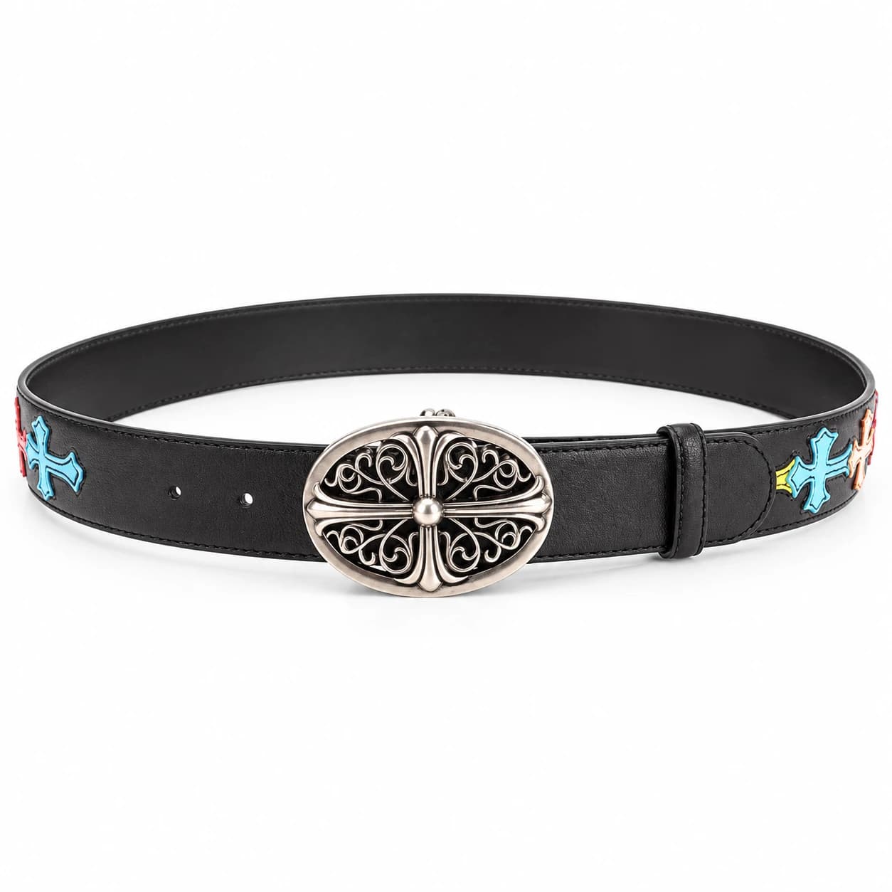 Cross Leather Belt — view 7