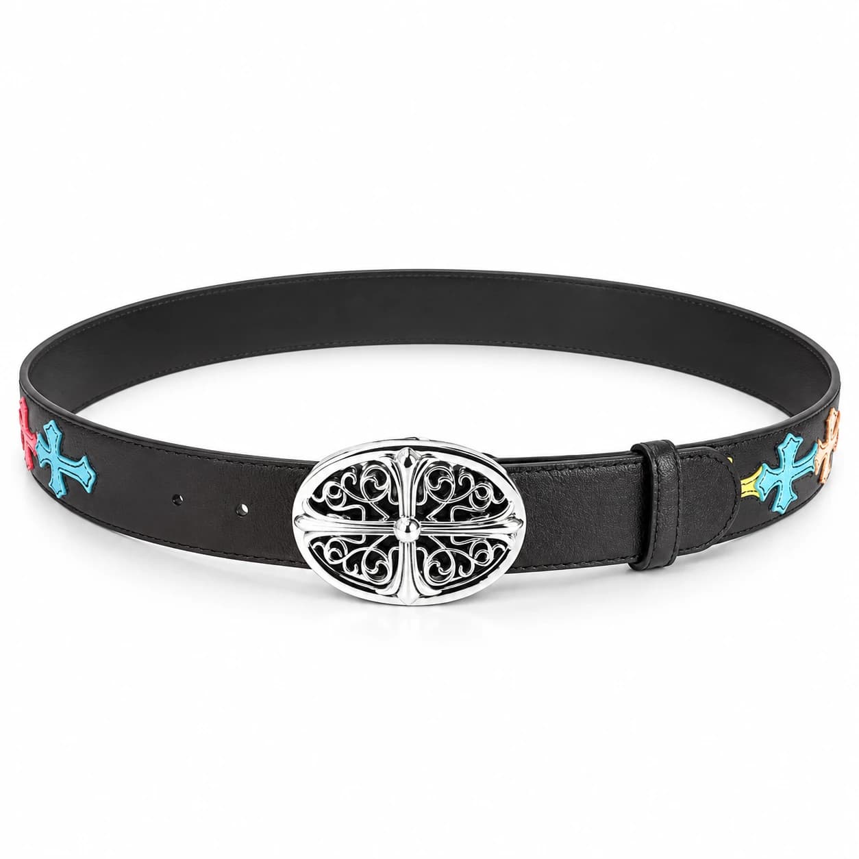 Cross Leather Belt — view 8