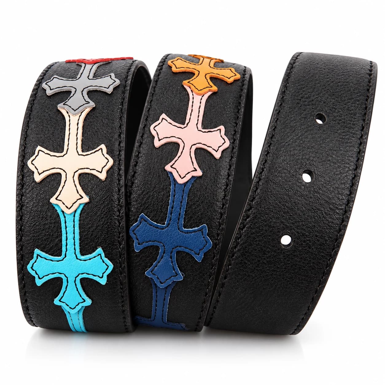 Cross Leather Belt — view 10