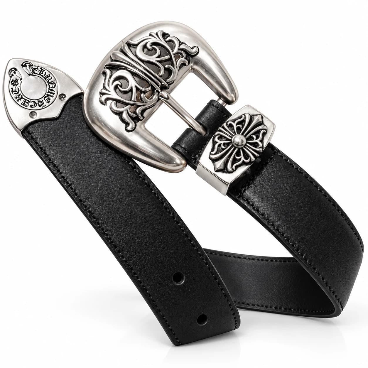 Cross Leather Belt — view 7