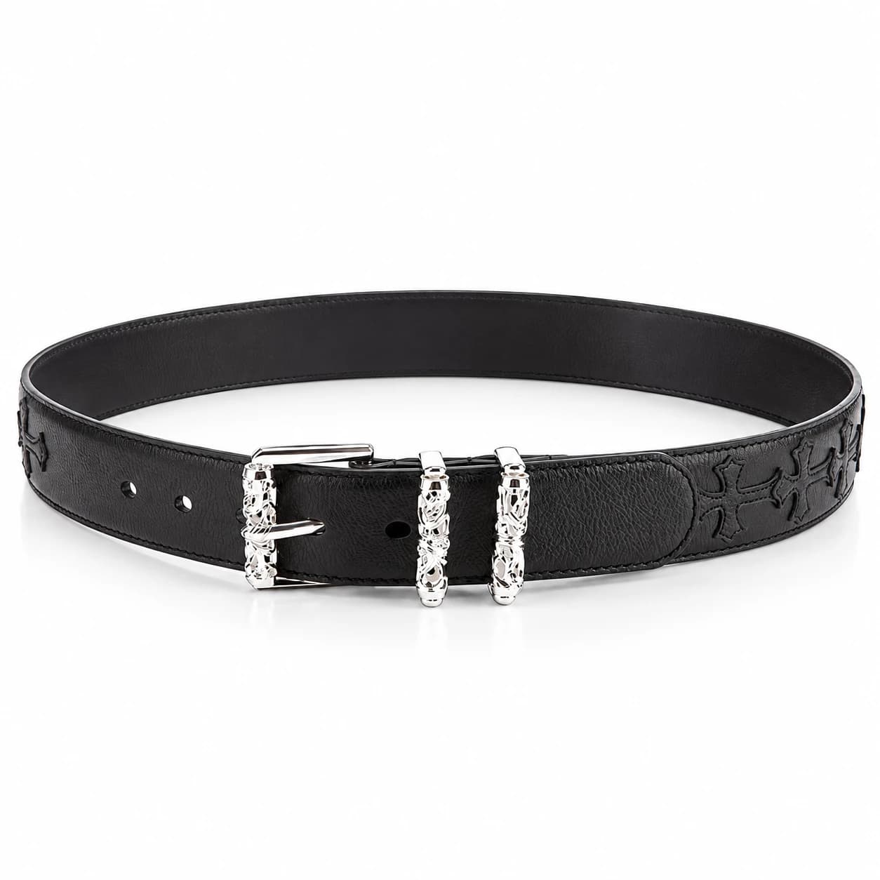 Cross Leather Belt — view 3