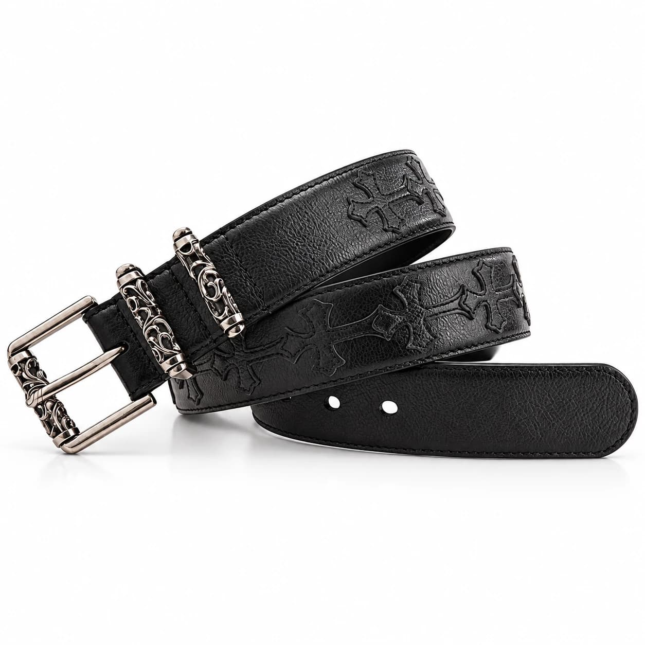 Cross Leather Belt — view 6