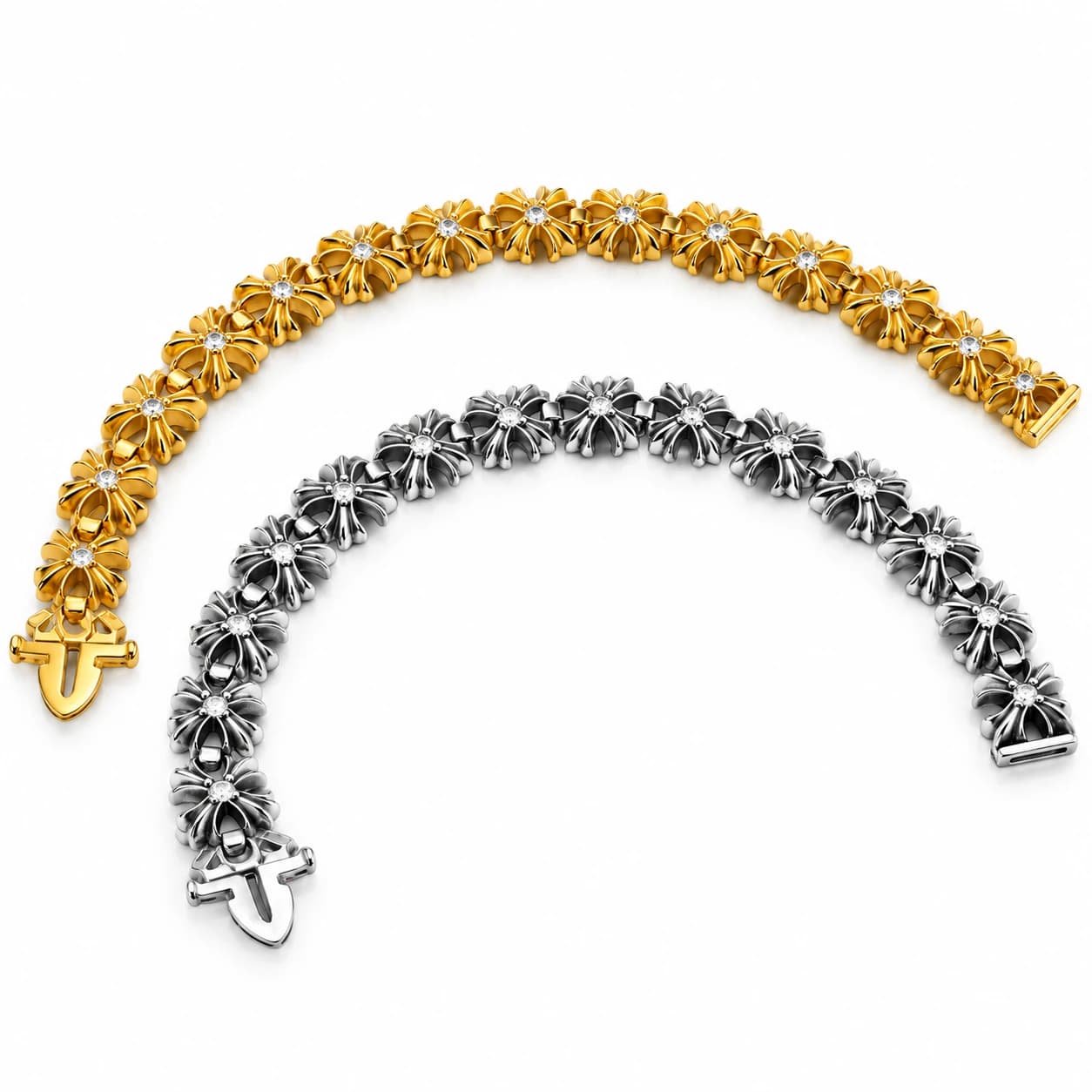 Gothic Cross Bracelet