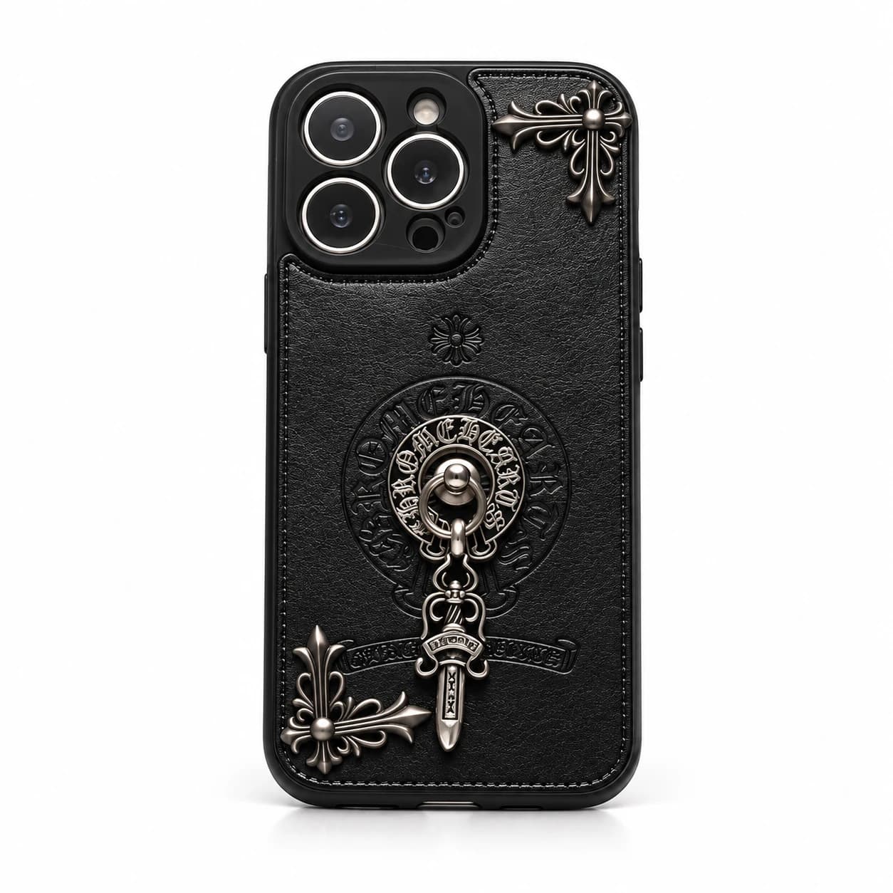 Leather Cross iPhone Case — view 3