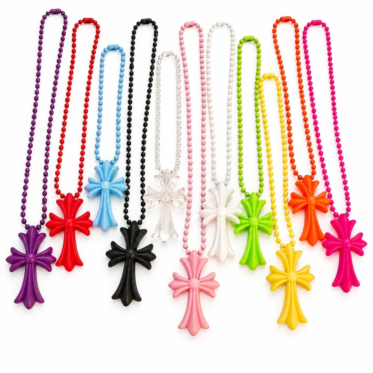 Silichrome Cross Necklace