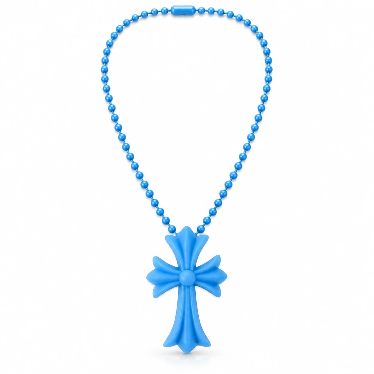 Silichrome Cross Necklace — view 10