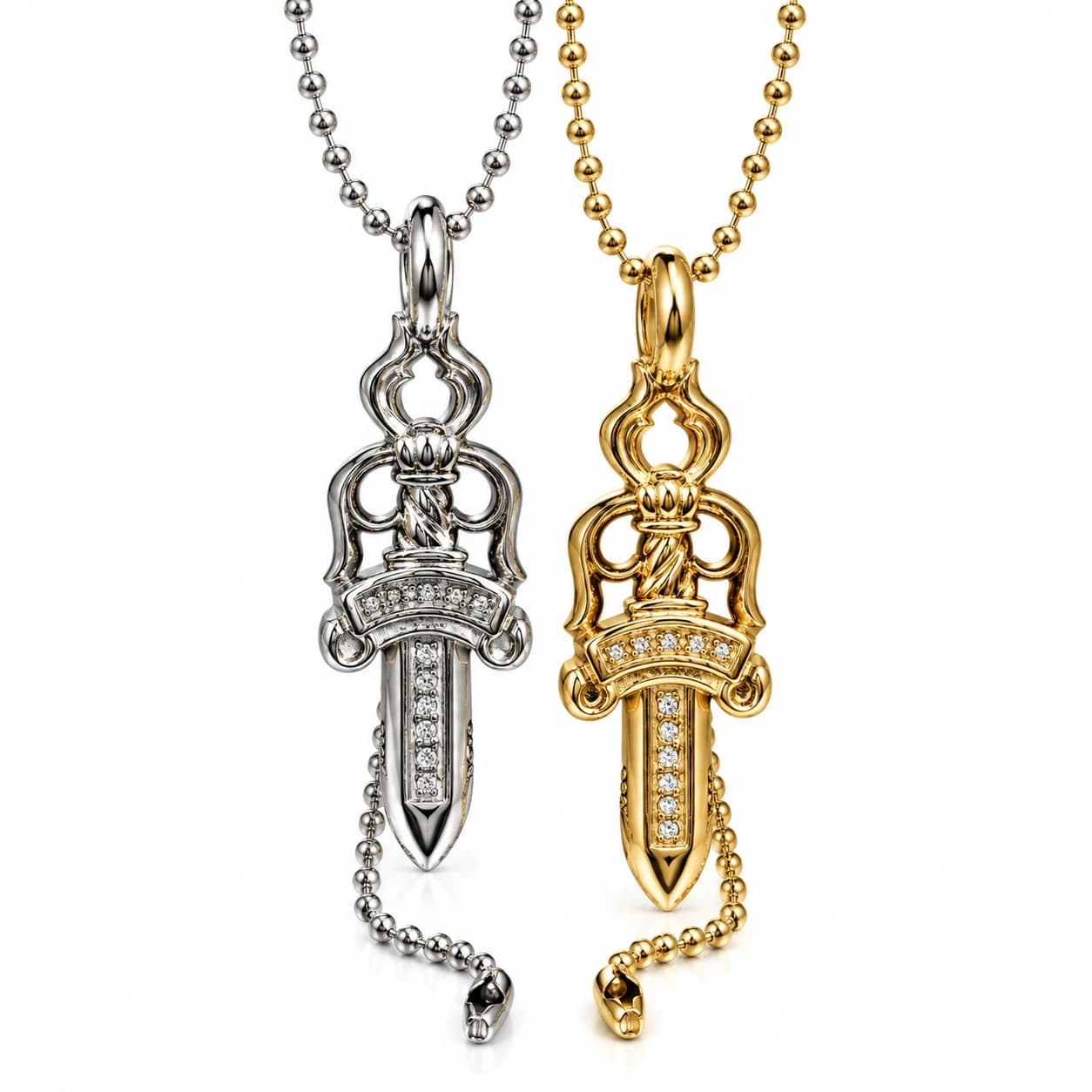 Sword Pendant Necklace — view 6
