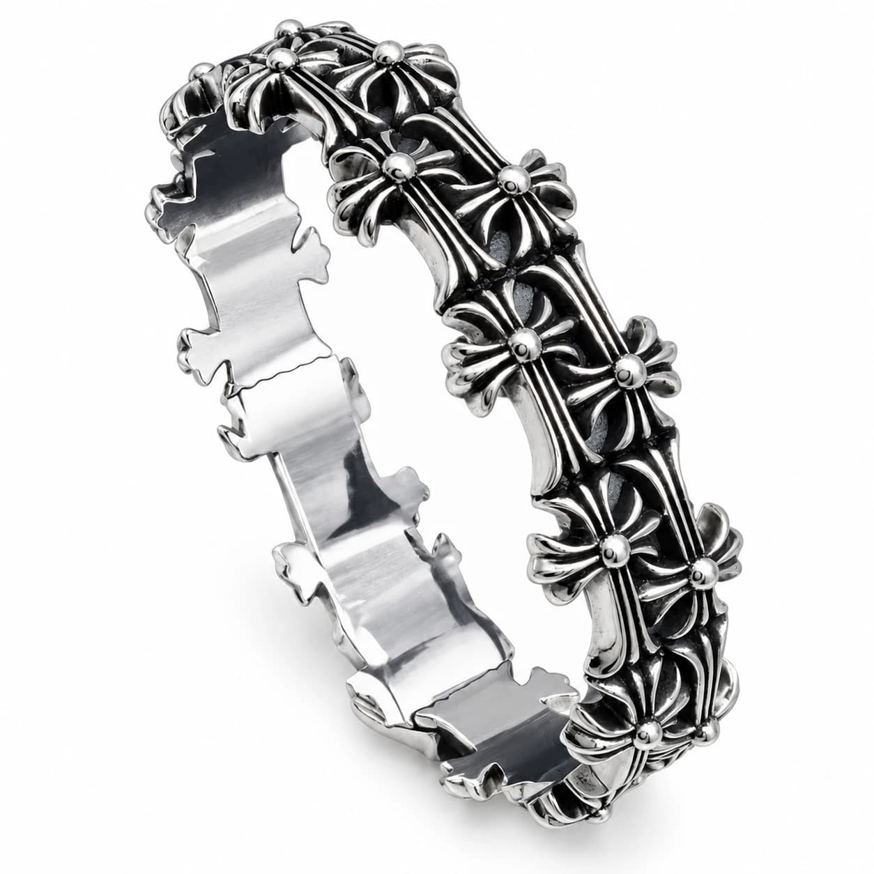 Cross Flower Bracelet