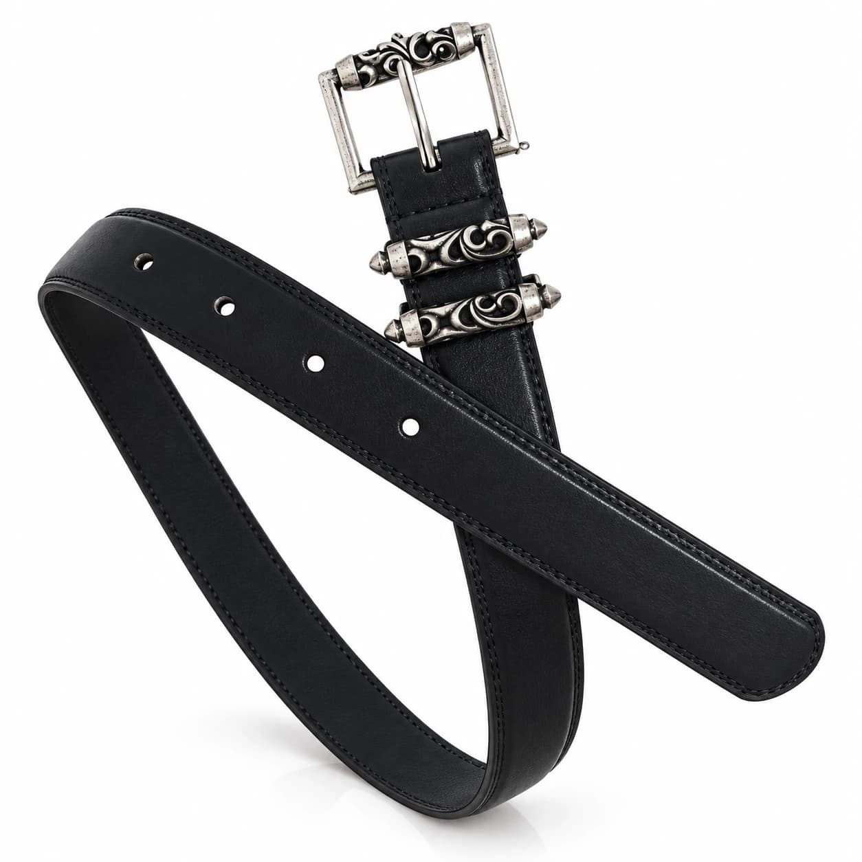 Cross Leather Belt