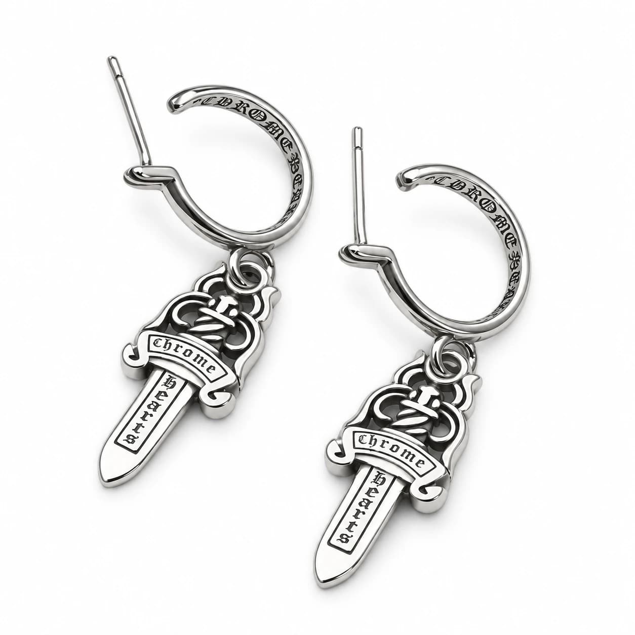 Cross Drop Earrings